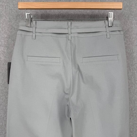 Lysse Womens Wide Leg Crop Pull On Pant Size S Morning Dew Gray Blue Smooth NEW - Picture 5 of 16